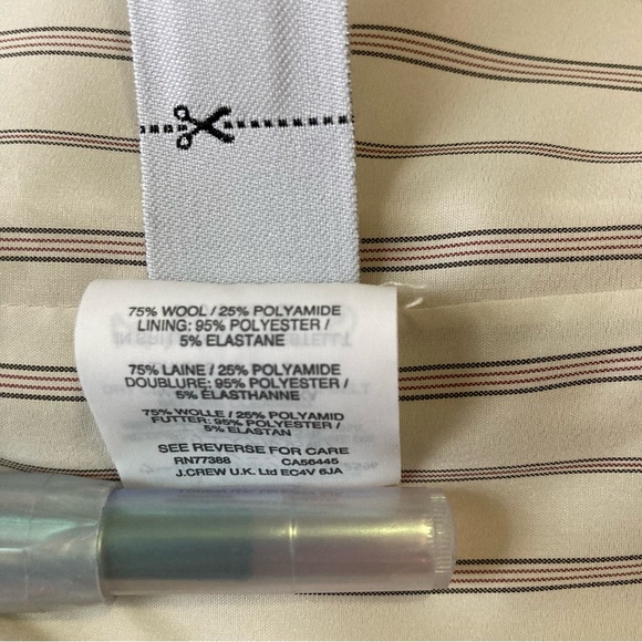 J. Crew Classic Italian Wool Sleeveless Belted Jacket / Brand new (with tags) - Picture 8 of 16